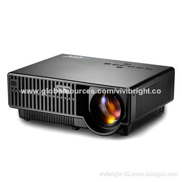 LED projector 200W lamp power/native 1280 x 800p widescreen for home theater new tooling beamer
